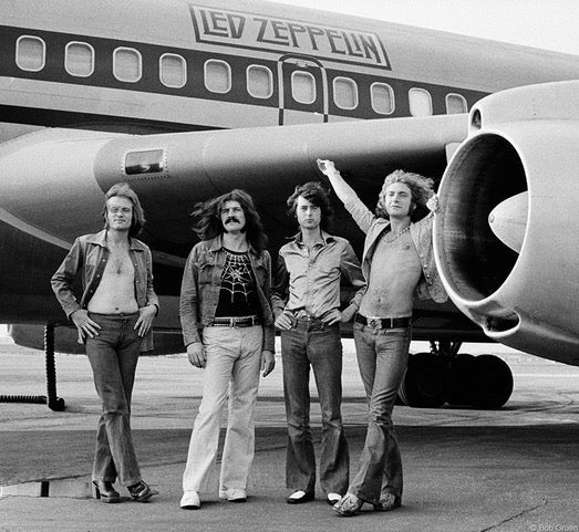 Led Zeppelin in front of The Starship, 1973, Alternative Version - Morrison Hotel Gallery