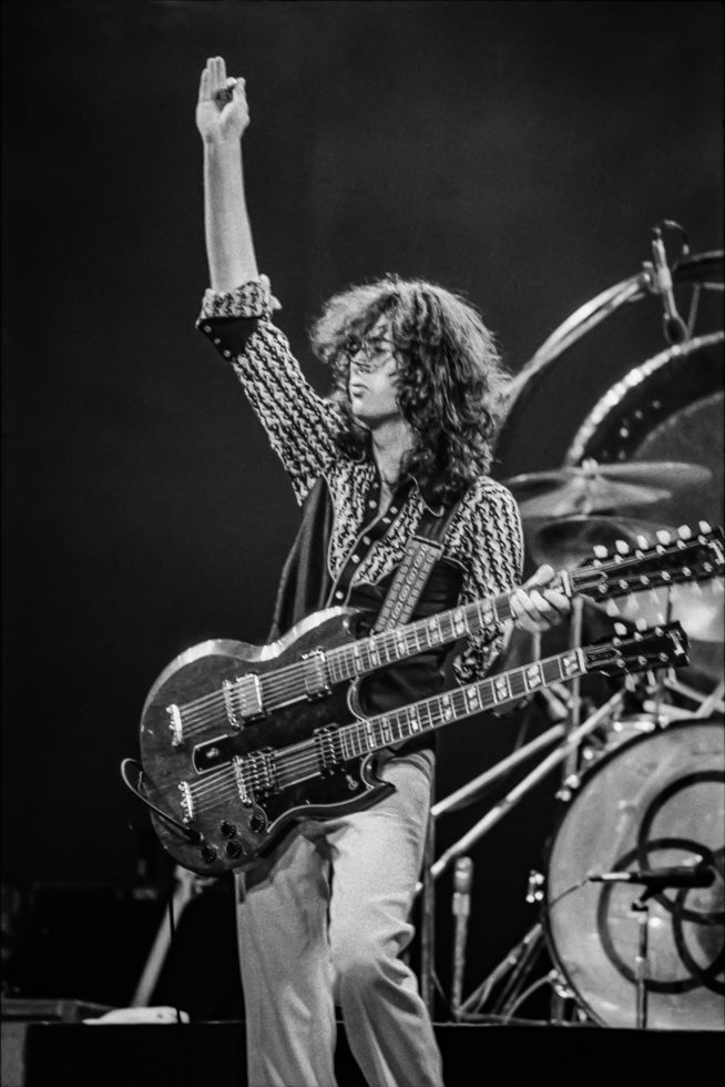 Led Zeppelin, Jimmy Page, 1975 - Morrison Hotel Gallery