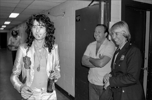 Led Zeppelin, Jimmy Page, Backstage - Morrison Hotel Gallery