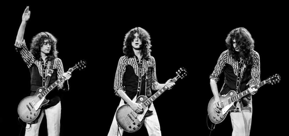 Led Zeppelin, Jimmy Page Triptych, 1975 - Morrison Hotel Gallery