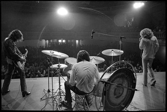 Led Zeppelin, Performing, Behind the Set - Morrison Hotel Gallery