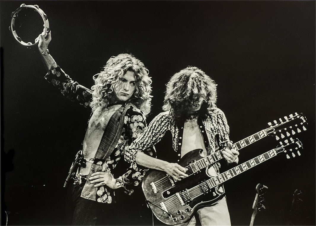 Zeppelin Front Led Zeppelin, Jimmy Page, Backstage