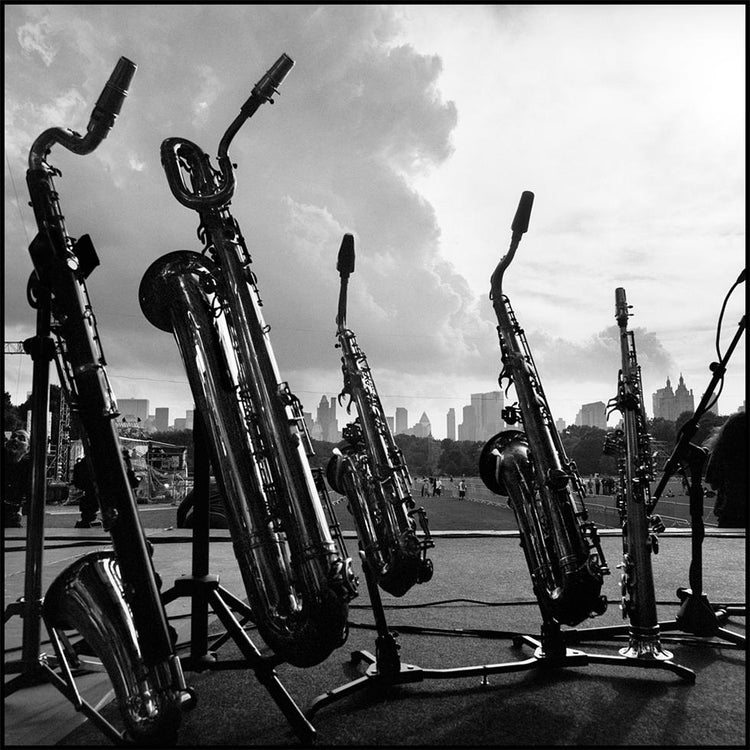 Leroi Moore's Saxophones, Central Park, New York, NY, 2003 - Morrison Hotel Gallery