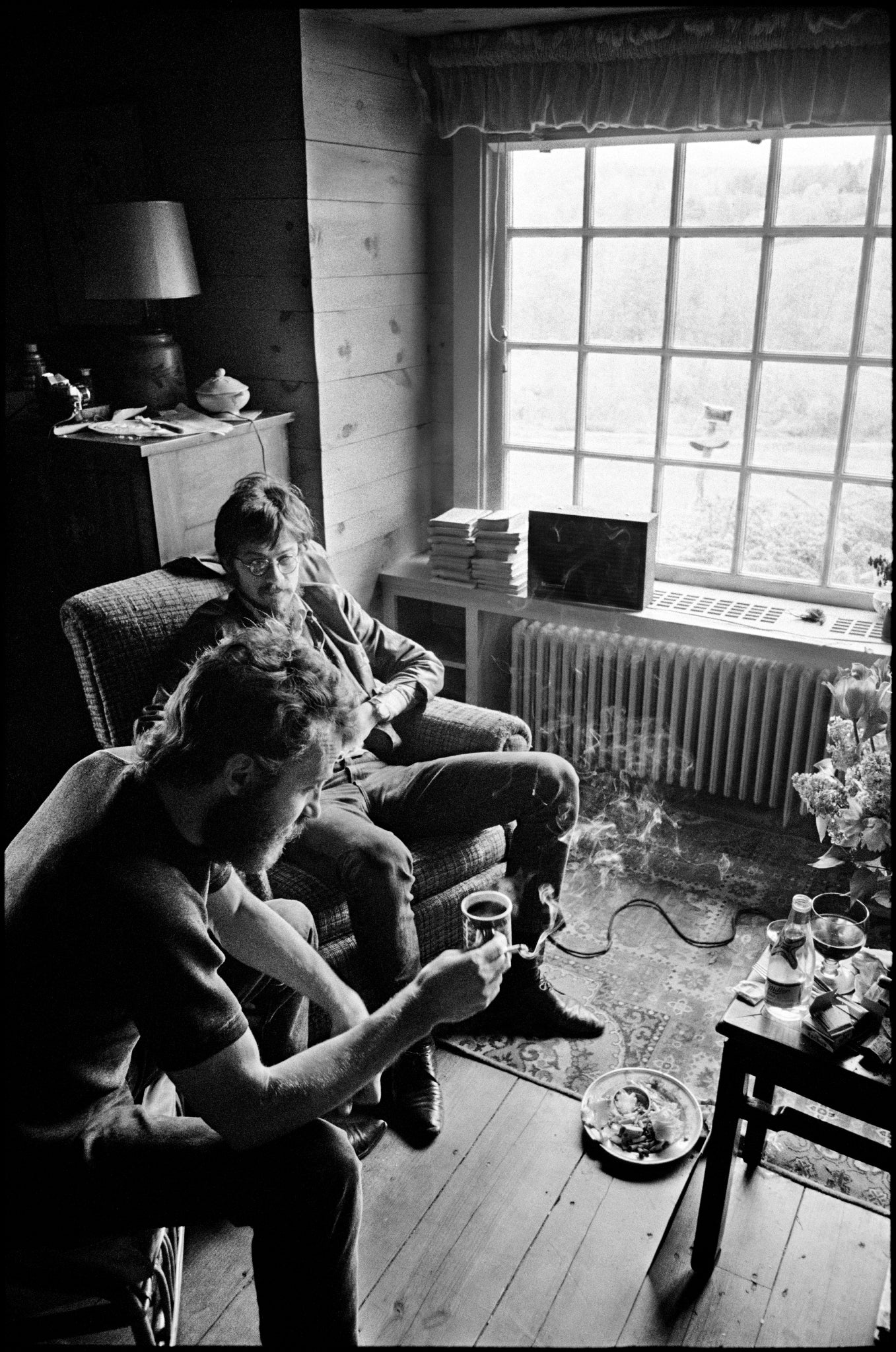 Levon Helm and Robbie Robertson, The Band, Big Pink, Levon and Richard's house, West Ohayo Mountain - Morrison Hotel Gallery