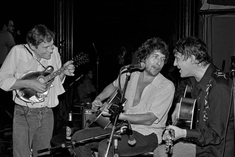 Levon Helm, Bob Dylan, and Rick Danko performing at Lone Star Café, NYC, 1983 - Morrison Hotel Gallery