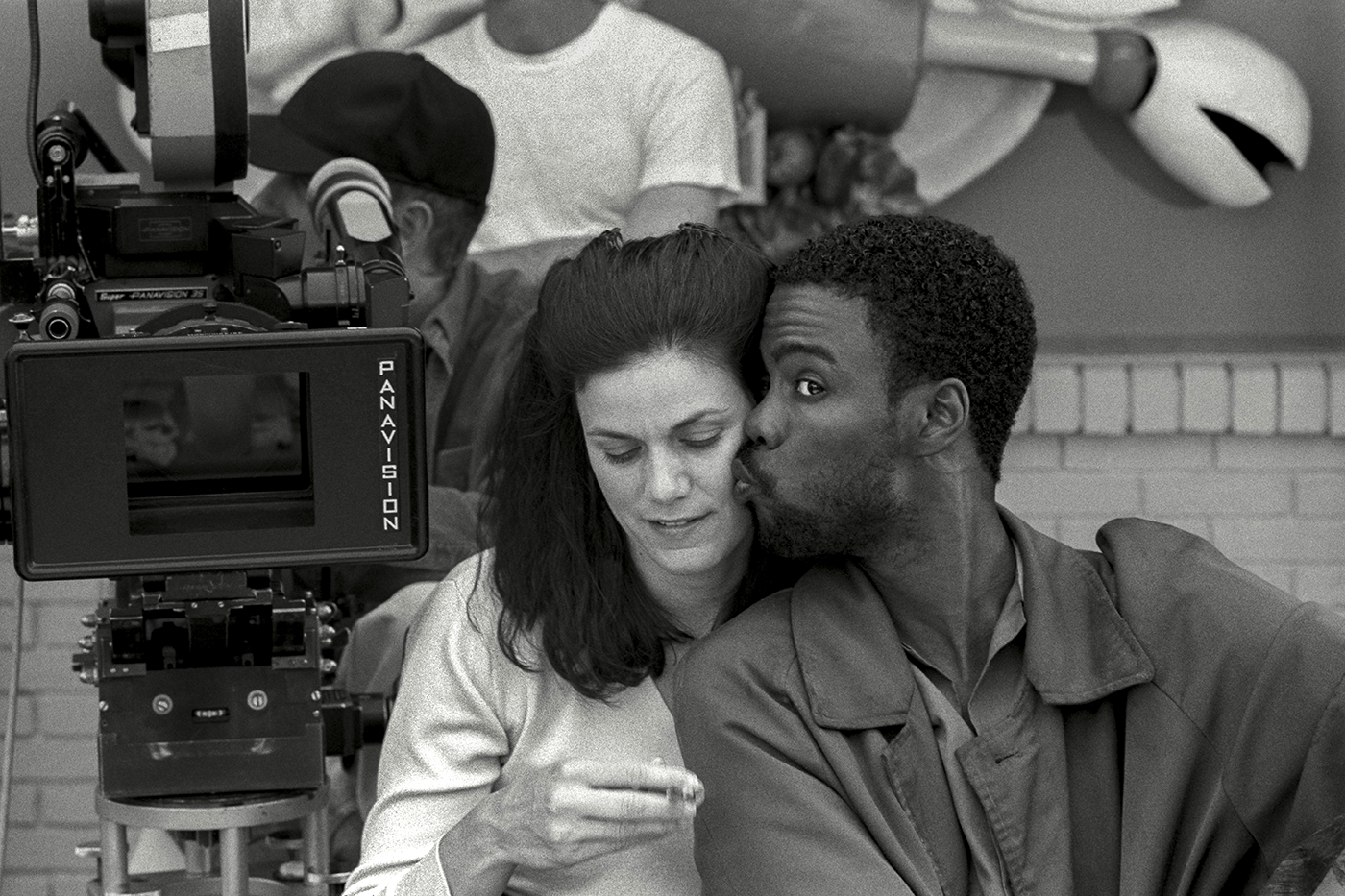 Linda Fiorentino & Chris Rock, On Set of Dogma, 1998 - Morrison Hotel Gallery