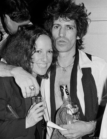 Lisa Robinson & Keith Richards, NYC, 1980 - Morrison Hotel Gallery