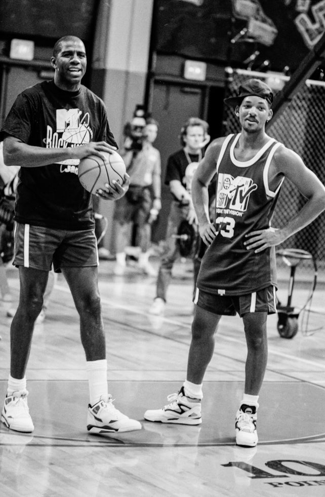 Magic Johnson and Will Smith, 1991 - Morrison Hotel Gallery