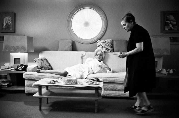 Marilyn Monroe, In Her Dressing Room with Paula Strasberg , Los Angeles, June 1962 - Morrison Hotel Gallery