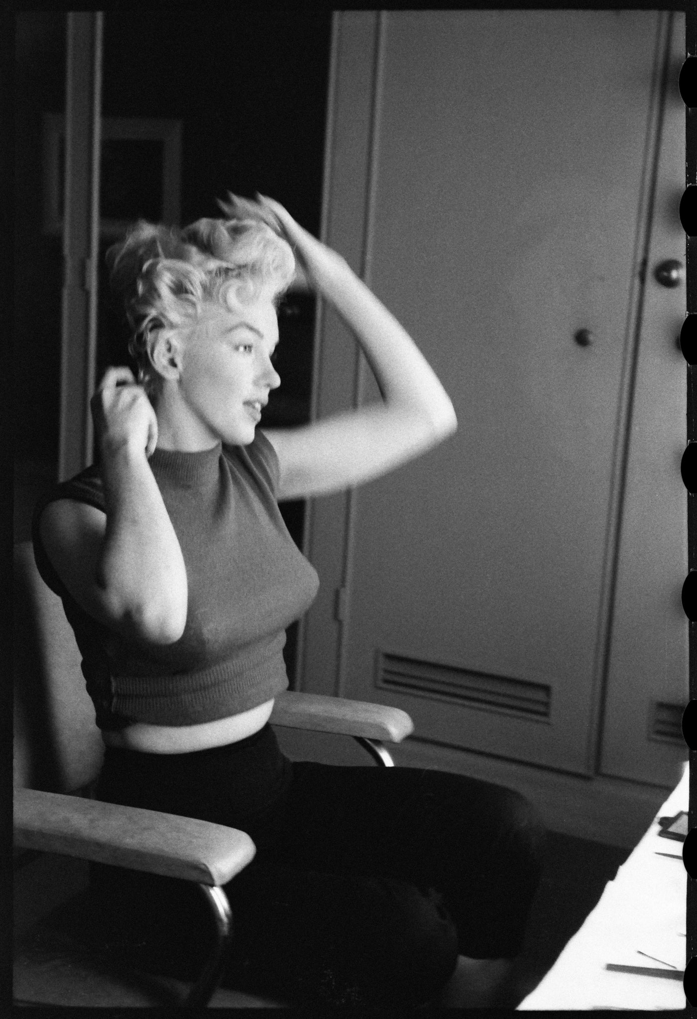 Marilyn Monroe, Makeup Chair, 1954 - Morrison Hotel Gallery