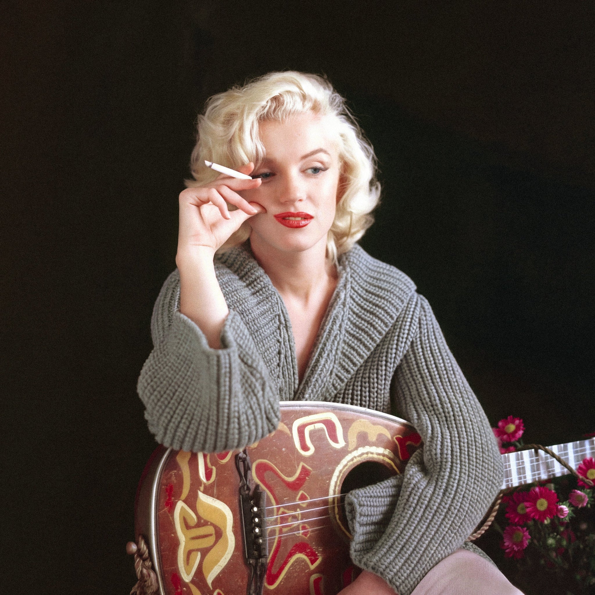 Marilyn Monroe, Mandolin Sitting, 1953 - Morrison Hotel Gallery