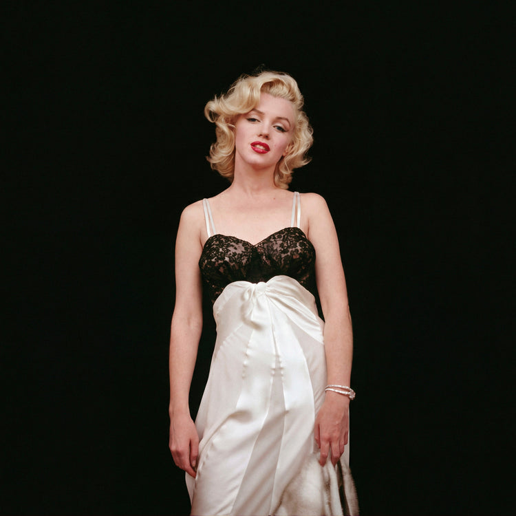 Marilyn Monroe, Negligee Sitting, Standing, 1953 - Morrison Hotel Gallery