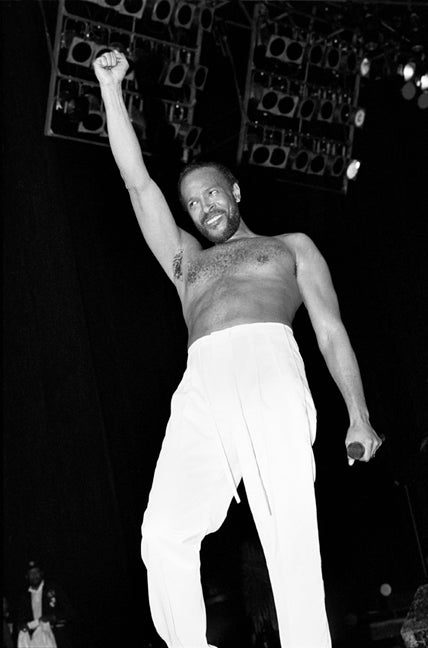 Marvin Gaye, arm up, 1983 - Morrison Hotel Gallery