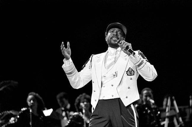 MARVIN GAYE 1969 Original Photo 8 x 10 Type 1 Live In Concert Legend Soul  Singer