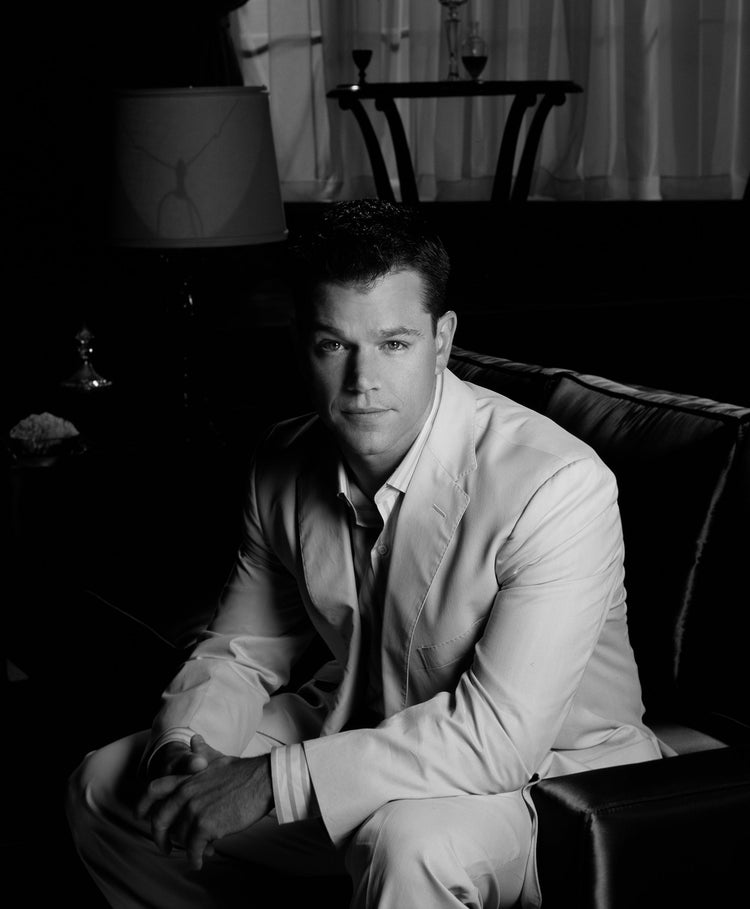 Matt Damon, Black & White - Morrison Hotel Gallery