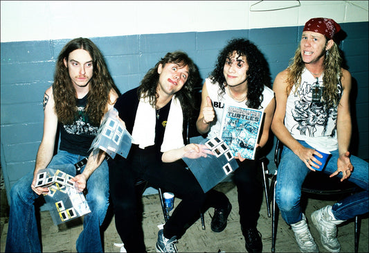 Metallica approving slides, Damage, Inc. Tour 1986 - Morrison Hotel Gallery