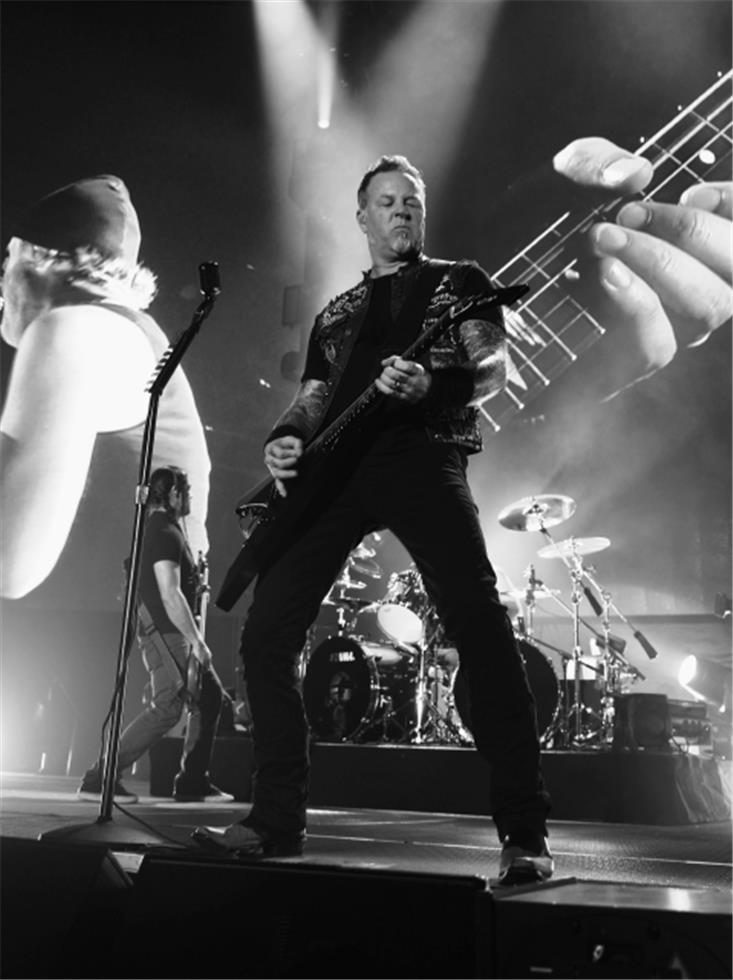 Metallica, James Hetfield, Rocks, 2017 - Morrison Hotel Gallery