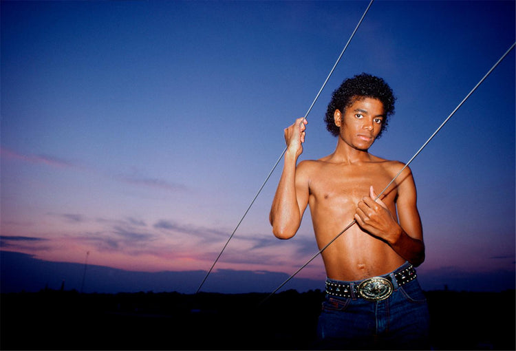 Michael Jackson on rooftop NYC 1981 - Morrison Hotel Gallery