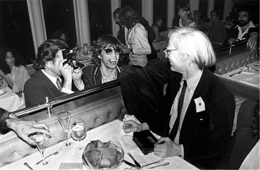 Mick Jagger and Andy Warhol, NYC, 1978 - Morrison Hotel Gallery