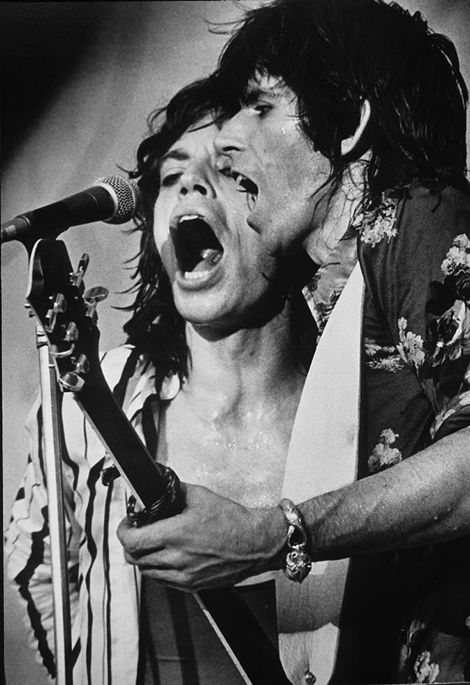 Mick Jagger and Keith Richards, Cotton Bowl, Dallas, 1981 - Morrison Hotel Gallery