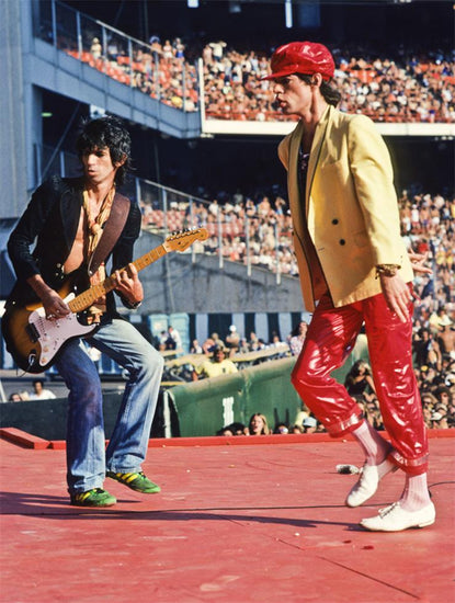 Mick Jagger and Keith Richards Performing - Morrison Hotel Gallery