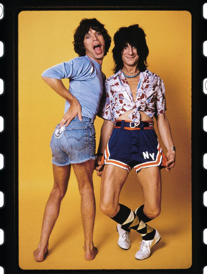 Mick Jagger and Ronnie Wood, The Rolling Stones, 1977 - Morrison Hotel Gallery