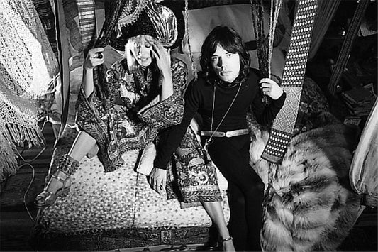 Mick Jagger & Anita Pallenberg, 1968 - Morrison Hotel Gallery