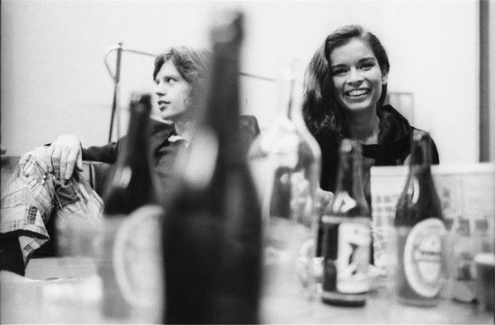 Mick Jagger & Bianca Jagger Backstage with the Rolling Stones, Amsterdam, 1970 - Morrison Hotel Gallery
