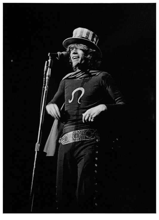 Mick Jagger in Uncle Sam Hat, Madison Square Garden, Nov. 27, 1969 - Morrison Hotel Gallery
