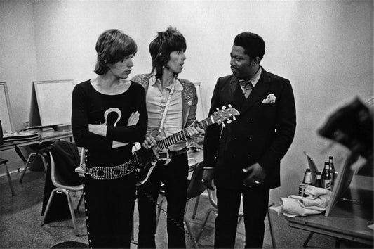 Mick Jagger, Keith Richards, and B.B. King, Chicago, IL, 1969 - Morrison Hotel Gallery