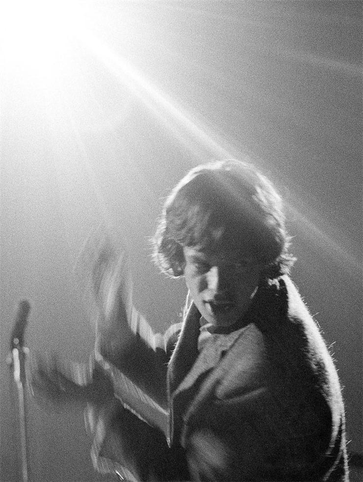 Mick Jagger, spotlight - Morrison Hotel Gallery