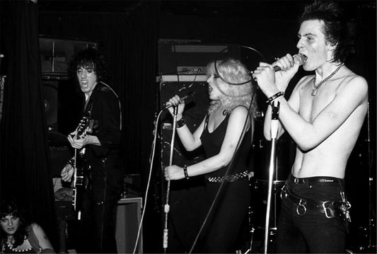Mick Jones, Nancy Spungen and Sid Vicious, Max's Kansas City, NYC, 1978 - Morrison Hotel Gallery