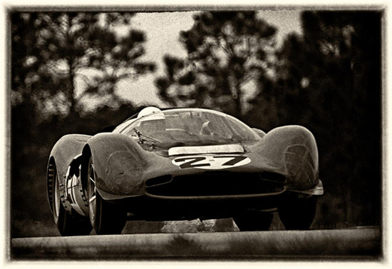 Mike Parkes, in Ferrari 330 P3, Sebring, 1966 - Morrison Hotel Gallery