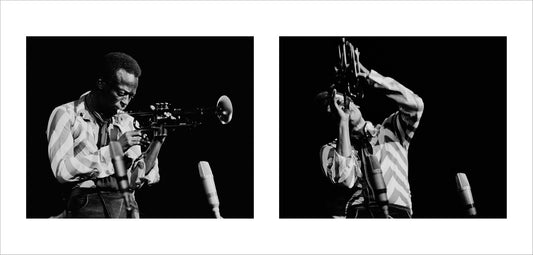 Miles Davis "It's About Time" Diptych, Fillmore East, NYC, June 18, 1970 - Morrison Hotel Gallery