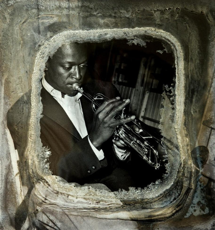 Miles Davis - Katrina Damage 2 - Morrison Hotel Gallery