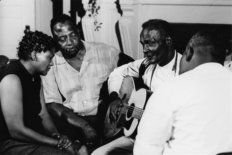 Mrs. Christine Brown, Bukka White, Reverend Brown, Howlin' Wolf - Morrison Hotel Gallery