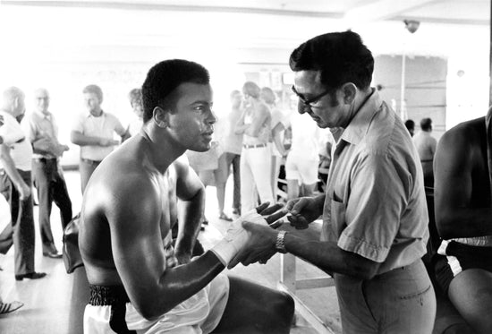 Muhammad Ali and Trainer Angelo Dundee, “Thrilla in Manilla,” 1975 - Morrison Hotel Gallery