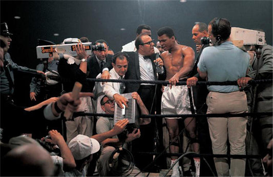 Muhammad Ali, with Media, 1965 - Morrison Hotel Gallery