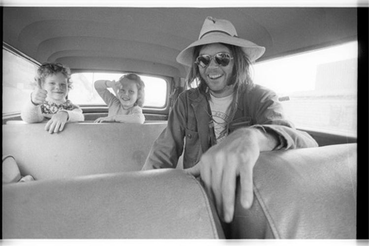 Neil with Kids - Morrison Hotel Gallery