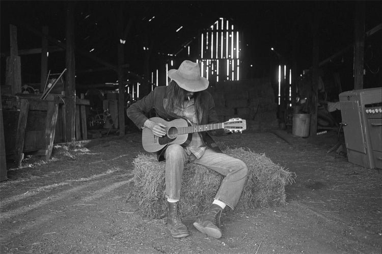 Neil Young, Barn at Broken Arrow Ranch, 1971 - Morrison Hotel Gallery