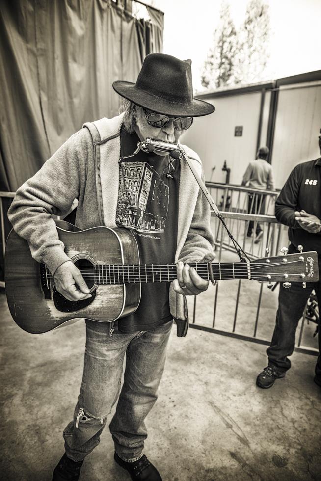 Neil Young, Shoreline Amphitheatre, Mountain View, CA, October 27, 2013 - Morrison Hotel Gallery