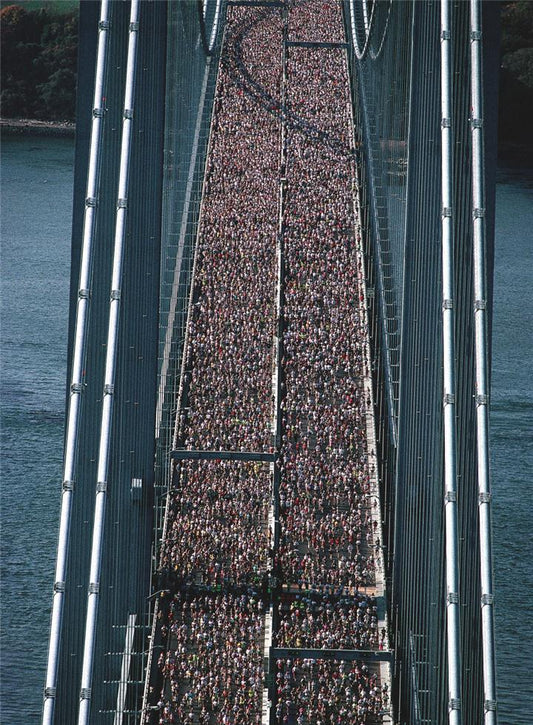 NYC Marathon, Verrazano Narrows Bridge, 1977 - Morrison Hotel Gallery
