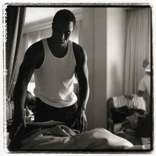 P Diddy, gets dressed, 1999 - Morrison Hotel Gallery