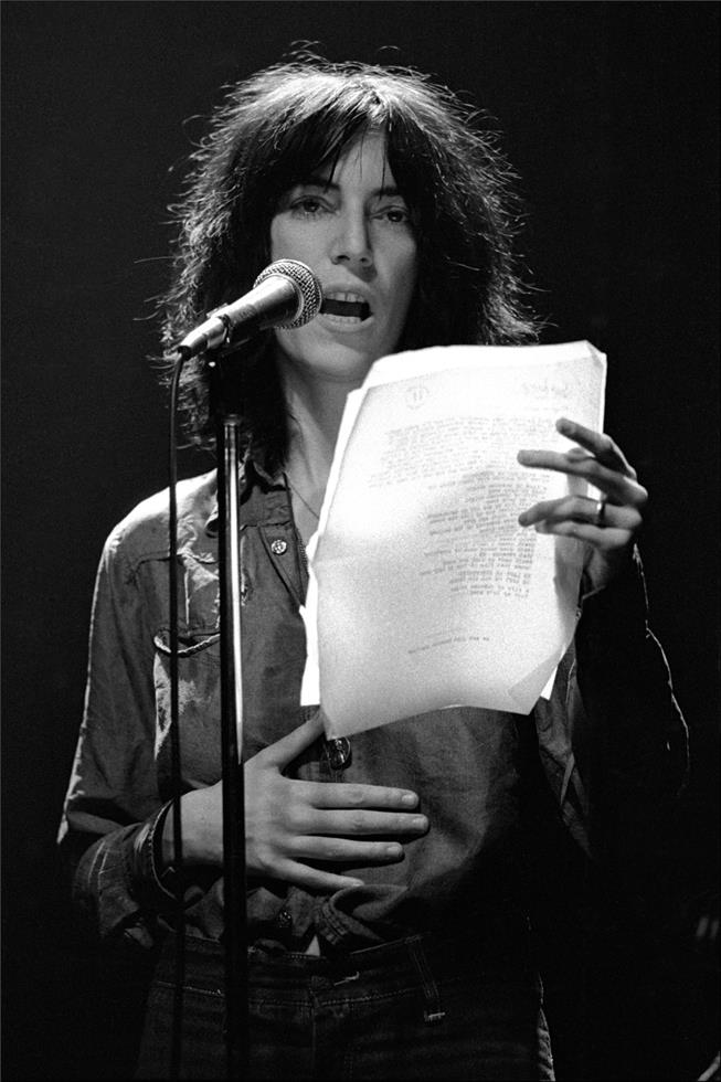 Patti Smith, The Bottom Line, NYC, 1975 - Morrison Hotel Gallery