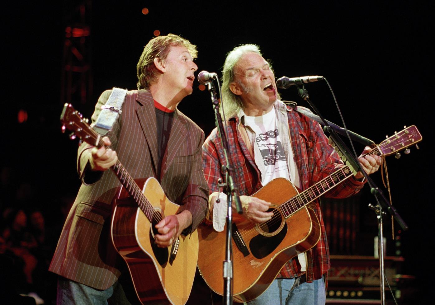 Paul McCartney and Neil Young