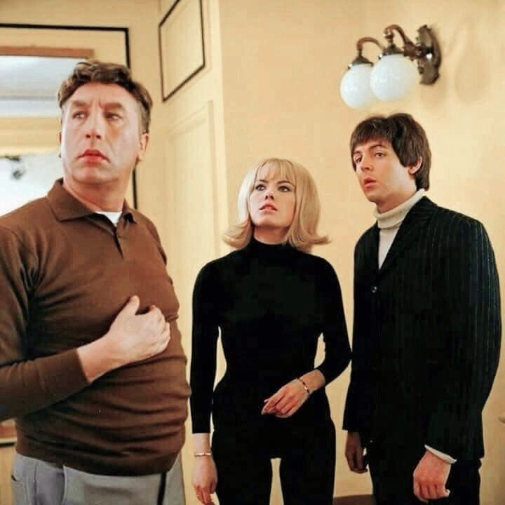 Paul McCartney, Frankie Howerd and Wendy Richard, filming 'Help!' Twickenham, England 1965 - Morrison Hotel Gallery