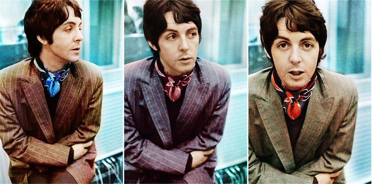 Paul McCartney, triptych - Morrison Hotel Gallery