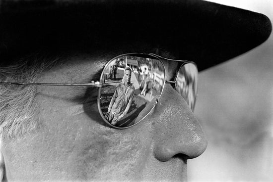 Paul Newman in the Reflection of Morgan Woodward's Glasses - Morrison Hotel Gallery