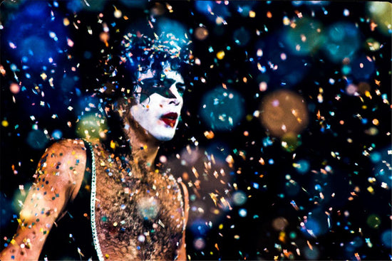 Paul Stanley of Kiss Performing, with Confetti, NYC 1980 - Morrison Hotel Gallery