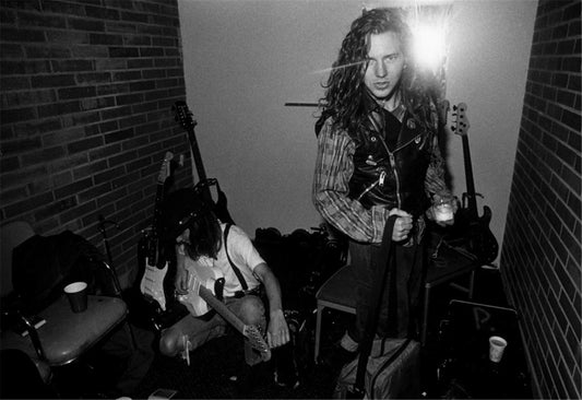 Pearl Jam, Eddie Vedder, Backstage - Morrison Hotel Gallery